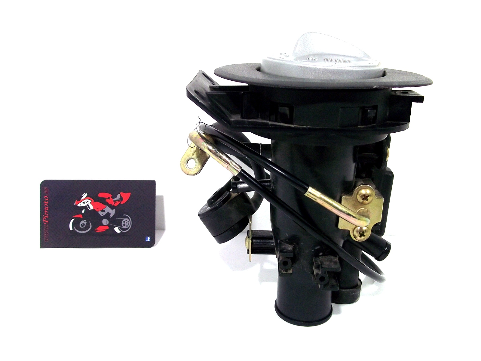 BOCA DE LLENADO DE GASOLINA+TAPON SYM JOYRIDE 125 EVO 10/11