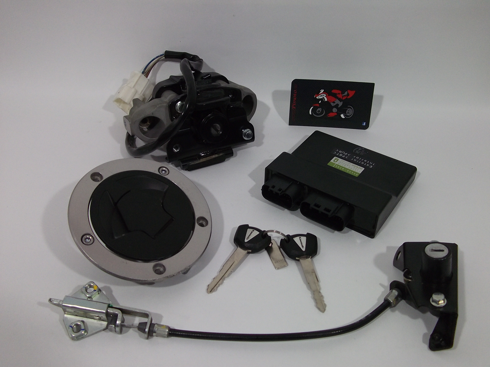 CONJUNTO CDI, CERRADURAS Y 2 LLAVES KAWASAKI ER6-N 2013