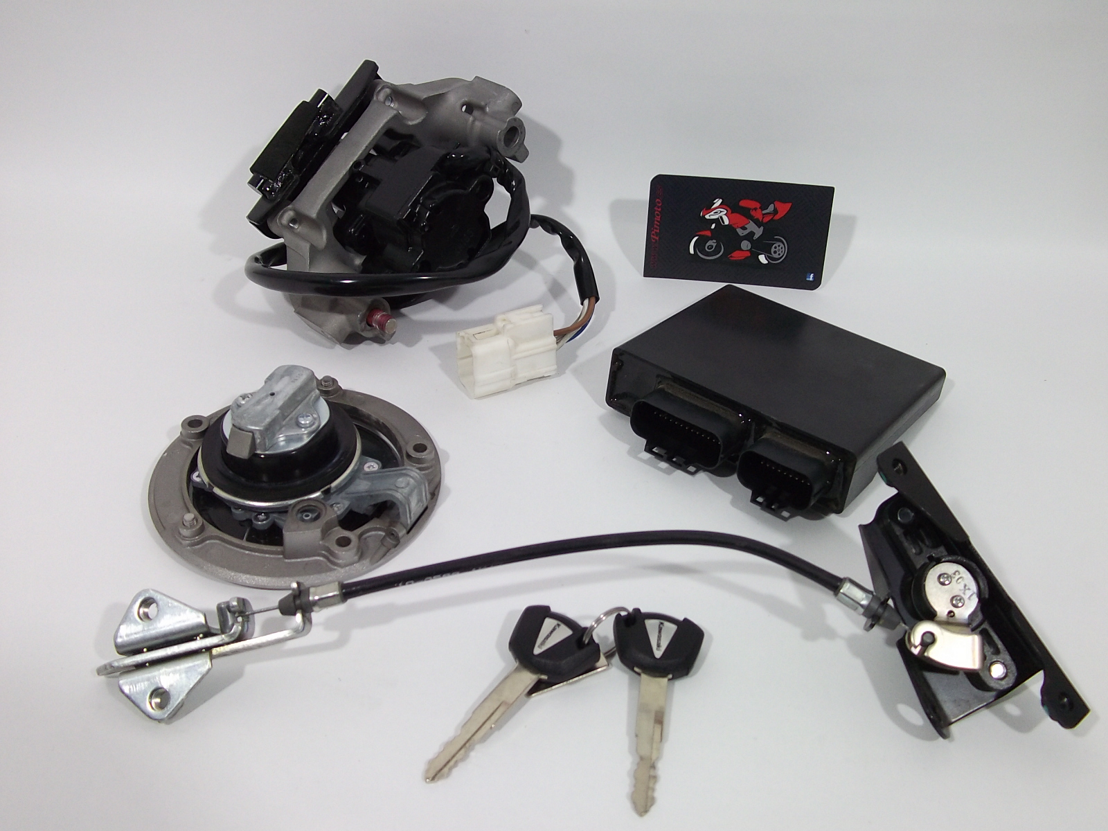 CONJUNTO CDI, CERRADURAS Y 2 LLAVES KAWASAKI ER6-N 2013 - Imagen 3
