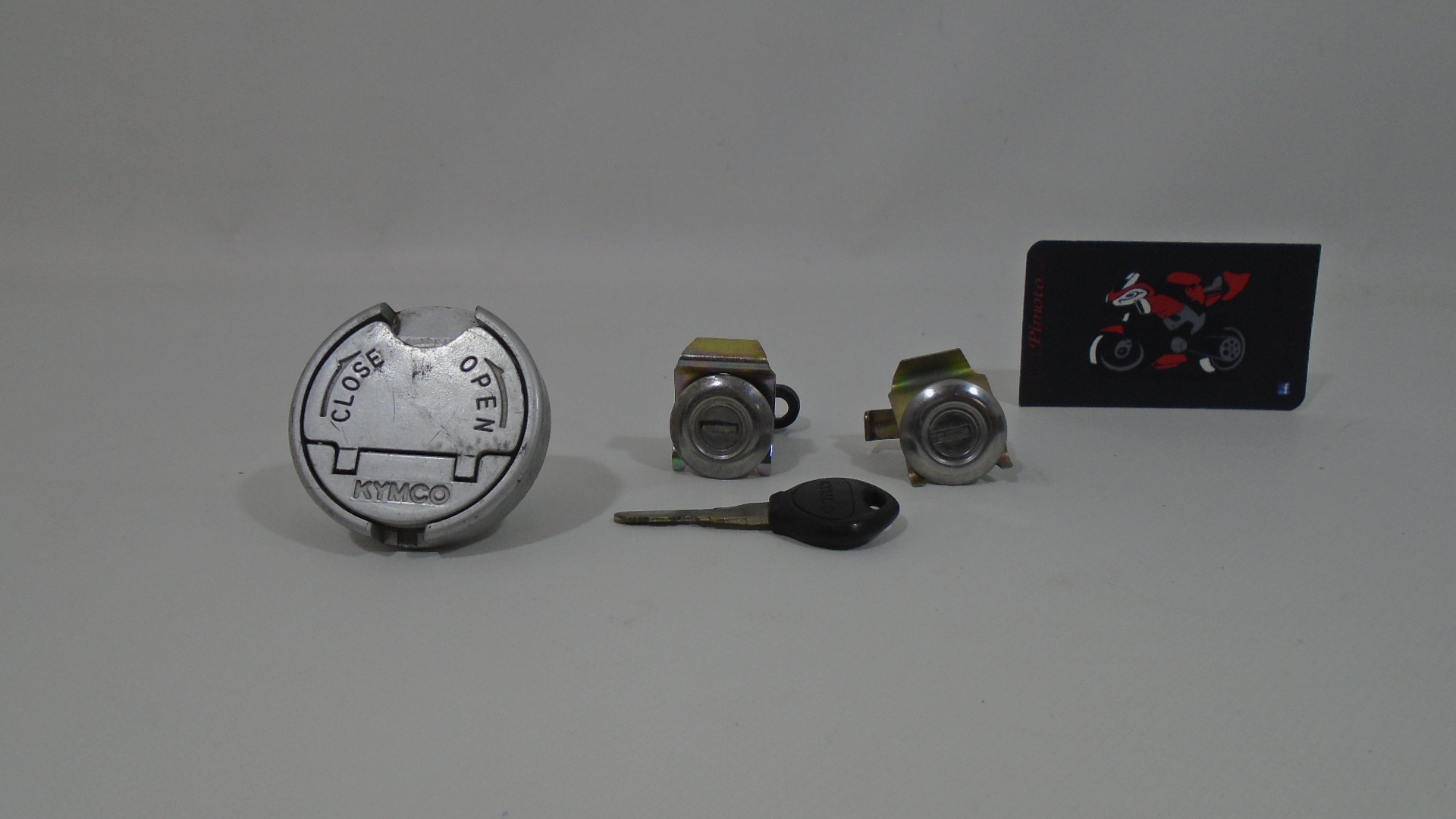 CONJUNTO CERRADURAS + TAPON GASOLINA + LLAVE KYMCO AGILITY CITY (E4)